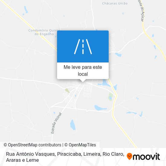 Rua Antônio Vasques mapa