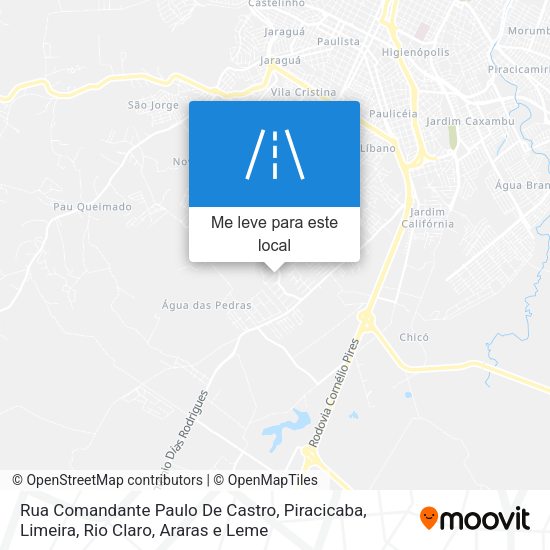 Rua Comandante Paulo De Castro mapa