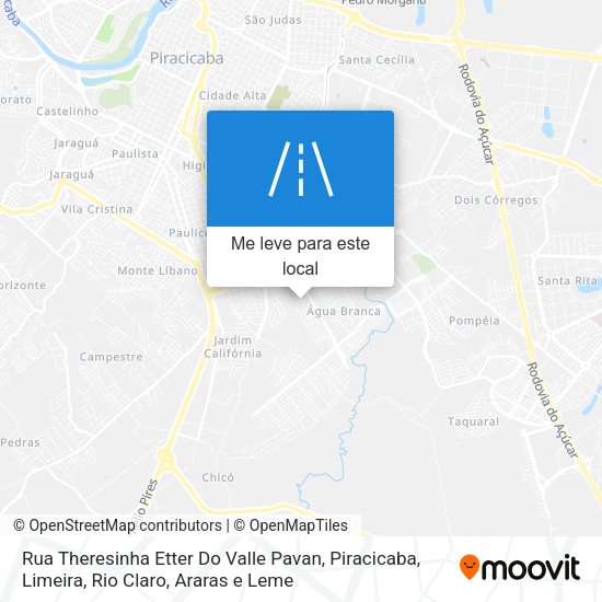 Rua Theresinha Etter Do Valle Pavan mapa