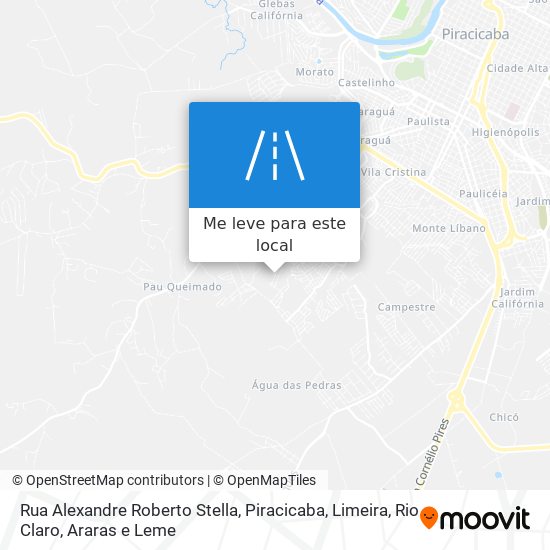 Rua Alexandre Roberto Stella mapa