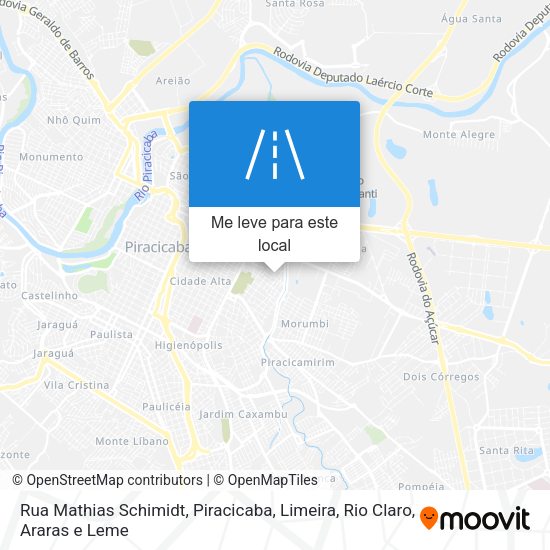 Rua Mathias Schimidt mapa