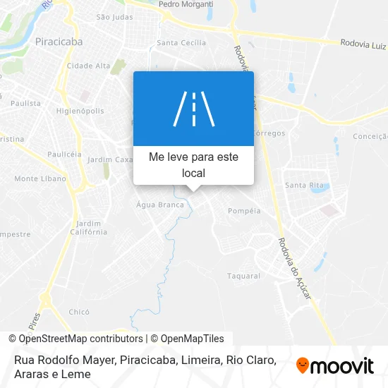 Rua Rodolfo Mayer mapa