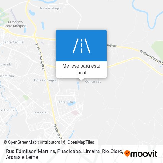 Rua Edmilson Martins mapa