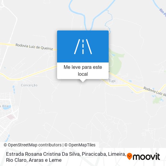 Estrada Rosana Cristina Da Silva mapa