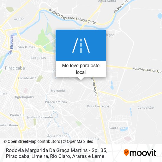 Rodovia Margarida Da Graça Martins - Sp135 mapa