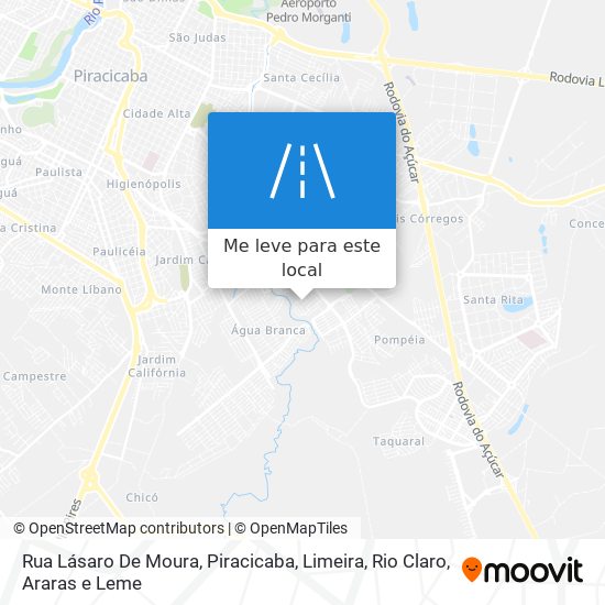 Rua Lásaro De Moura mapa