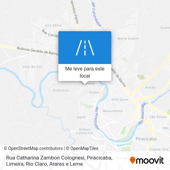 Rua Catharina Zambon Colognesi mapa