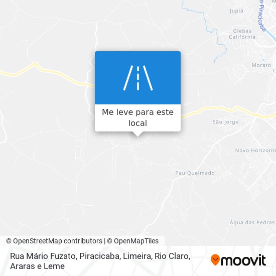 Rua Mário Fuzato mapa