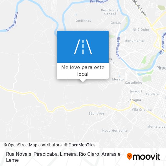 Rua Novais mapa