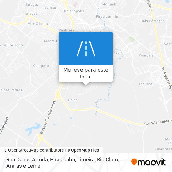 Rua Daniel Arruda mapa