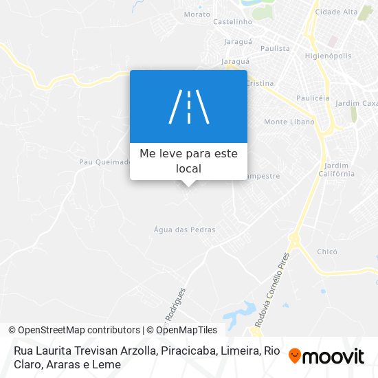 Rua Laurita Trevisan Arzolla mapa