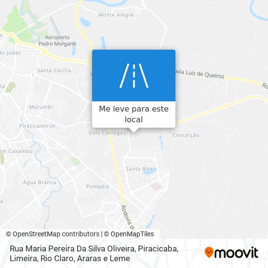 Rua Maria Pereira Da Silva Oliveira mapa