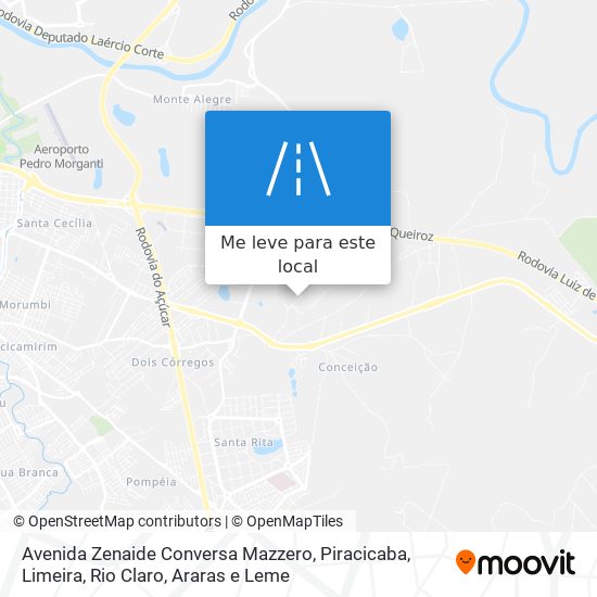 Avenida Zenaide Conversa Mazzero mapa