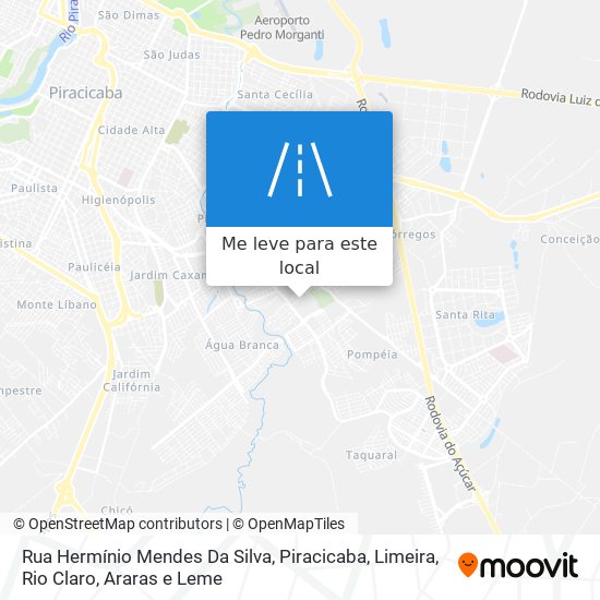 Rua Hermínio Mendes Da Silva mapa