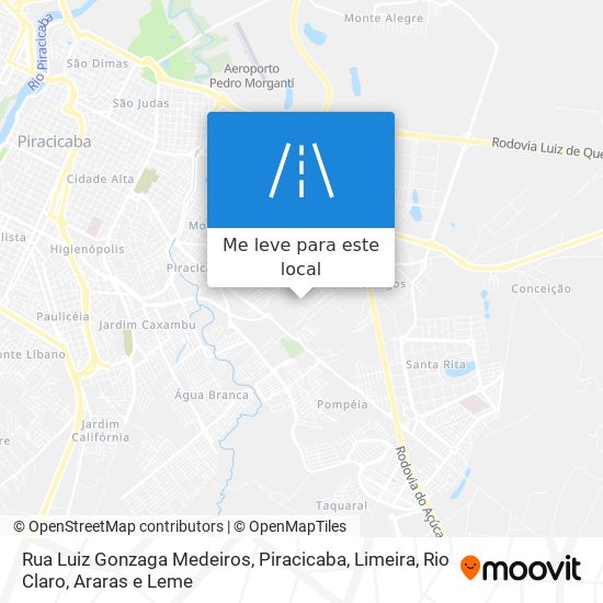 Rua Luiz Gonzaga Medeiros mapa