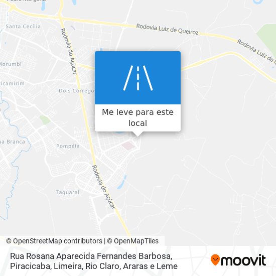 Rua Rosana Aparecida Fernandes Barbosa mapa