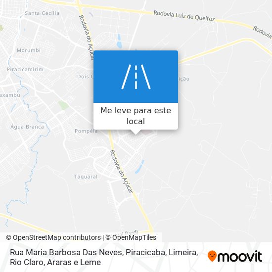 Rua Maria Barbosa Das Neves mapa