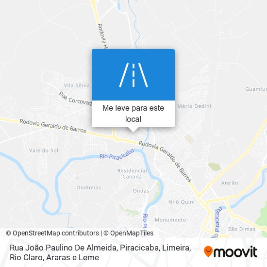 Rua João Paulino De Almeida mapa