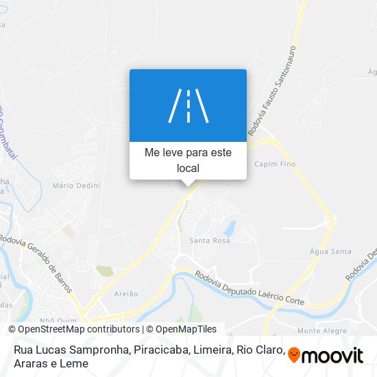 Rua Lucas Sampronha mapa