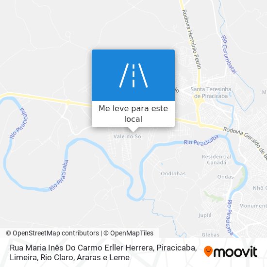 Rua Maria Inês Do Carmo Erller Herrera mapa