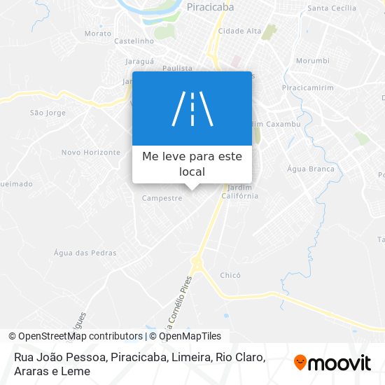 Rua João Pessoa mapa