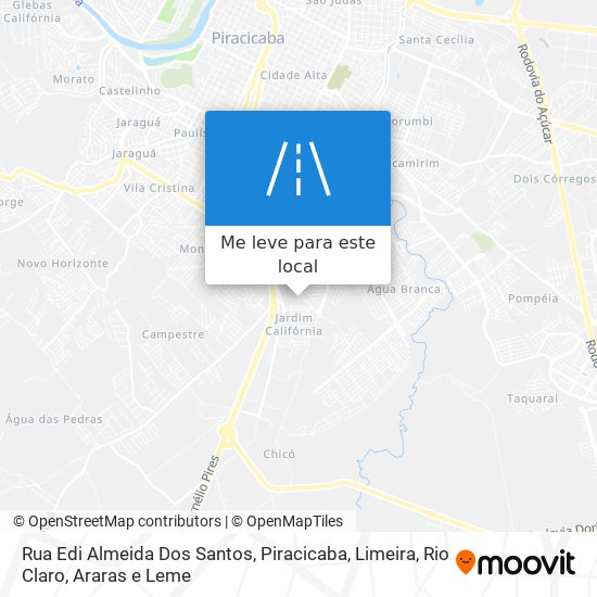 Rua Edi Almeida Dos Santos mapa