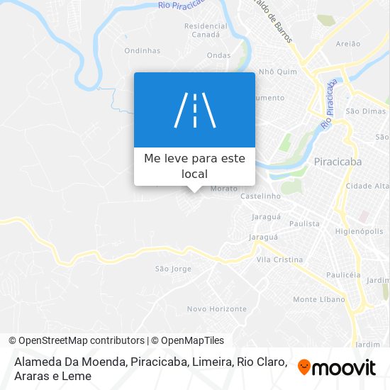 Alameda Da Moenda mapa