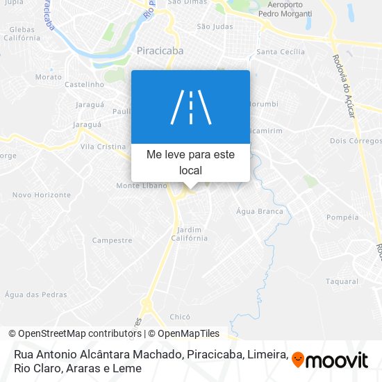 Rua Antonio Alcântara Machado mapa