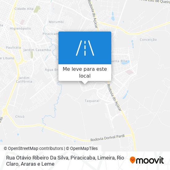 Rua Otávio Ribeiro Da Silva mapa