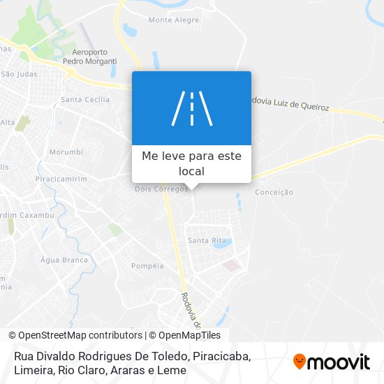 Rua Divaldo Rodrigues De Toledo mapa