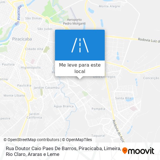 Rua Doutor Caio Paes De Barros mapa