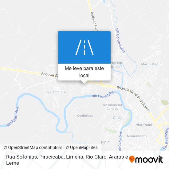 Rua Sofonias mapa