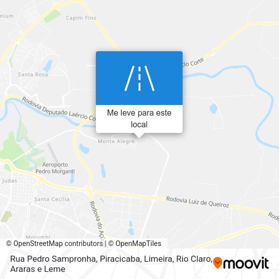Rua Pedro Sampronha mapa