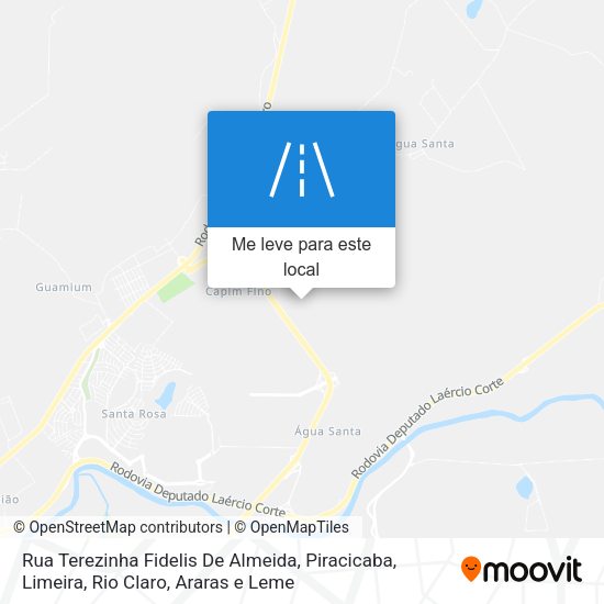 Rua Terezinha Fidelis De Almeida mapa