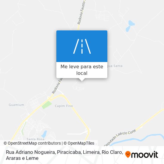 Rua Adriano Nogueira mapa