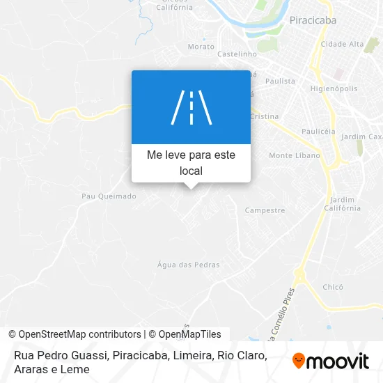 Rua Pedro Guassi mapa