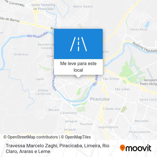 Travessa Marcelo Zaghi mapa