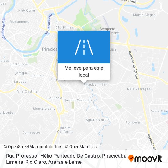 Rua Professor Hélio Penteado De Castro mapa