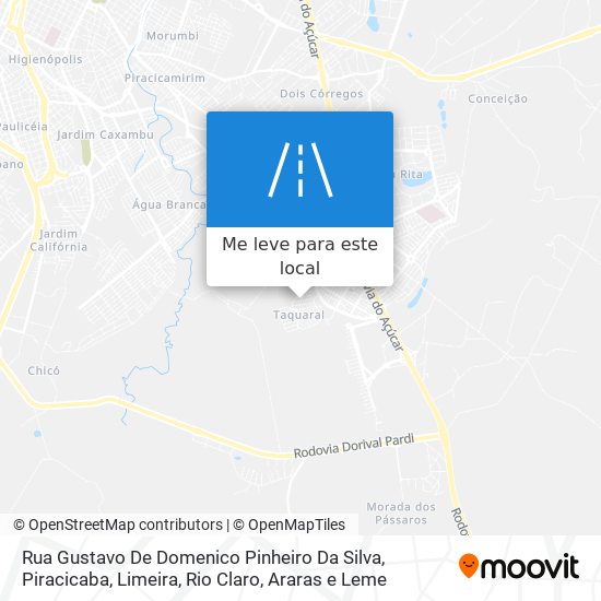 Rua Gustavo De Domenico Pinheiro Da Silva mapa