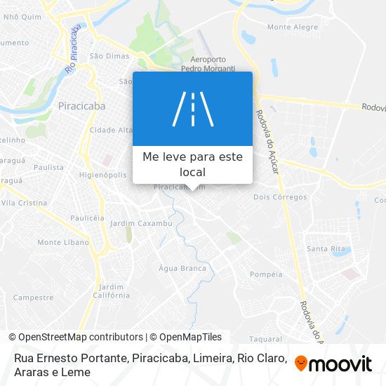 Rua Ernesto Portante mapa