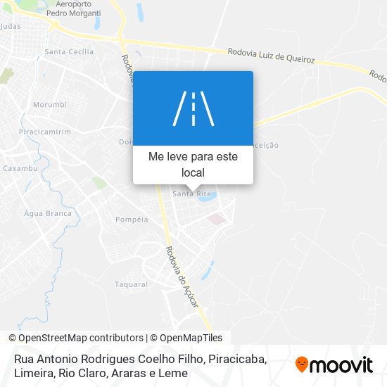 Rua Antonio Rodrigues Coelho Filho mapa