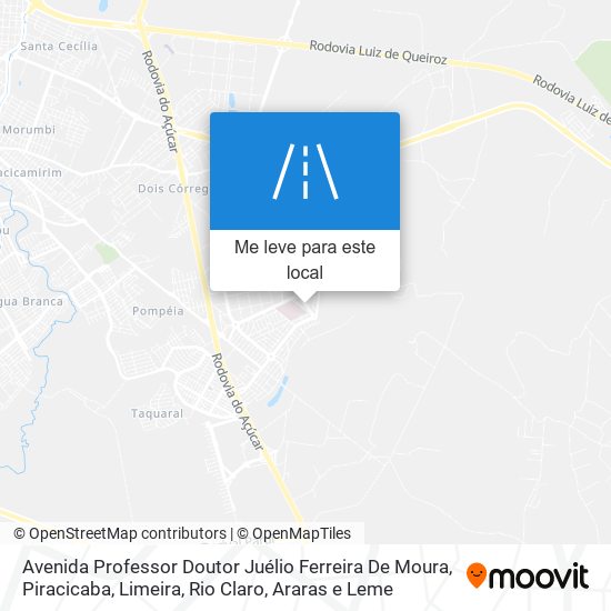 Avenida Professor Doutor Juélio Ferreira De Moura mapa