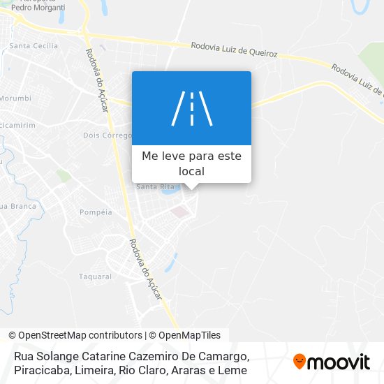 Rua Solange Catarine Cazemiro De Camargo mapa