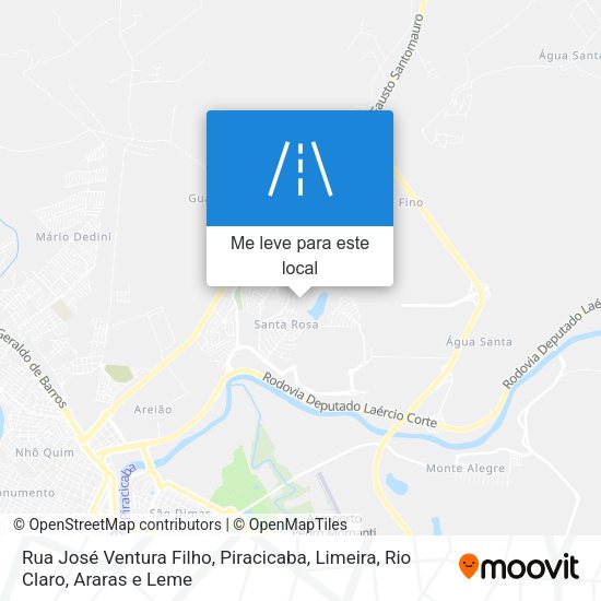 Rua José Ventura Filho mapa