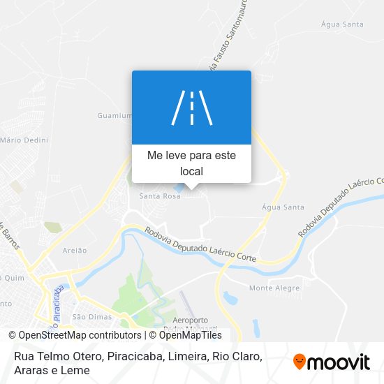 Rua Telmo Otero mapa