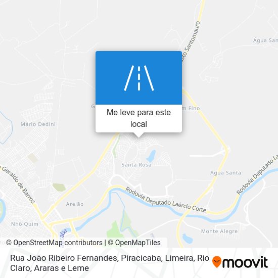 Rua João Ribeiro Fernandes mapa