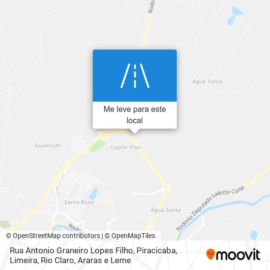 Rua Antonio Graneiro Lopes Filho mapa