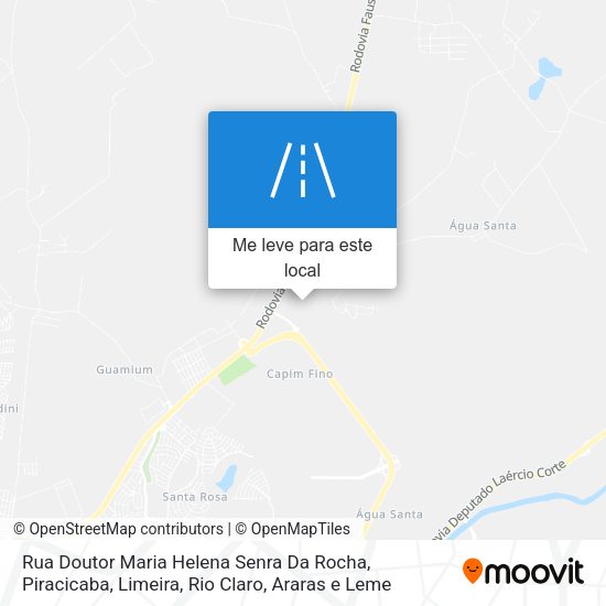 Rua Doutor Maria Helena Senra Da Rocha mapa