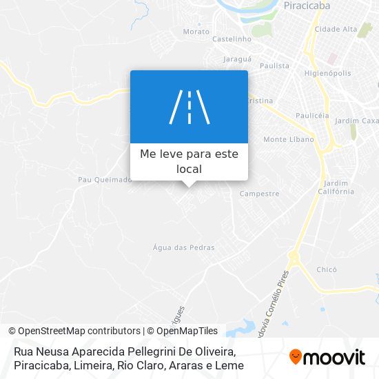 Rua Neusa Aparecida Pellegrini De Oliveira mapa