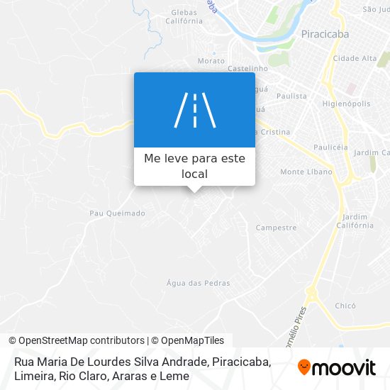 Rua Maria De Lourdes Silva Andrade mapa